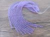 10Strand x 67Pcs Light Purple Rondelle Faceted Crystal Beads 8mm