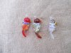 10Pcs Glaze Glass Bird with Flower Inside Beads Pendant Mixed 10Pcs Glaze Glass Bird with Flower Inside Beads Pendant Mixed
