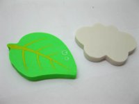 30 Novelty Butterfly Leaf Design Erasers Assorted