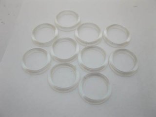 200Pcs Clear Bra Rings Bra Finding Acessories 13mm