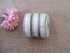 6Roll x 274cm Ivory Flower Trim Embellishment 1.6cm Wide