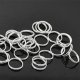 1100 Silver Plated Jewelry Split Rings 12mm Jewelry Findings