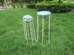 1Set x 2Pcs White & Blue Modern Flower Plant Display Stand 1Set x 2Pcs White & Blue Modern Flower Plant Display Stand