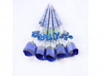60Pcs Blue Bath Artificial Rose Soap Flower Mother's Day Gift
