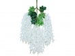 12Pc White Artificial Silk Hanging Flower Garland Vine Wisteria 12Pc White Artificial Silk Hanging Flower Garland Vine Wisteria