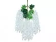 12Pc White Artificial Silk Hanging Flower Garland Vine Wisteria 12Pc White Artificial Silk Hanging Flower Garland Vine Wisteria