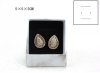 12 White Square Earring Ring Cardboard Jewelry Gift Box 50x50x30
