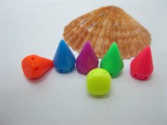 710 Single Row Rock Punk Spike Conical Stud Beads Mixed 10mm 710 Single Row Rock Punk Spike Conical Stud Beads Mixed 10mm