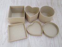 27Pcs New Kraft Paper Gift Box - 3 Design Mixed