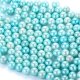 1000 Blue Round Simulate Pearl Loose Beads 8mm