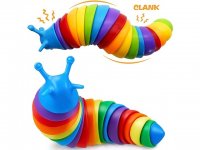 5Pc Funny Flexible Stress Relief Slug Sensory Fidget Toys