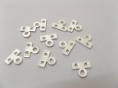 1000 Silver 2-Strand Connector End Bars Jewellery Finding 1000 Silver 2-Strand Connector End Bars Jewellery Finding