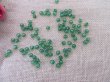 1800Pcs Green Faceted Round Beads Jewellery Finding 8mm