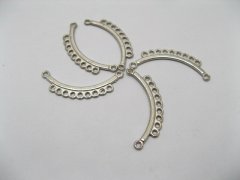 (image for) 200 Metal 9-Strand Connector End Bars Jewellery Finding