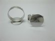 490 Round Adjustable RING Blank Bases Jewelry Finding 14mm (image for) 490 Round Adjustable RING Blank Bases Jewelry Finding 14mm