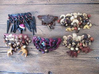 1Pc Handmade Wooden & Coconut Dangles Hair Clips Barrettes (image for) 1Pc Handmade Wooden & Coconut Dangles Hair Clips Barrettes