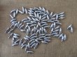 500Pcs Silver Faux Rice Beads Loose Beads 6x18mm