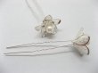 1x12 Chic Designer Flower Rhinestone Hair Clip
