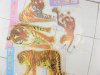 20 Sheets Scrapbooking Tiger Wall Stickers For Kids bh-t94