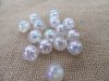 100Pcs AB Clear Round Loose Beads 16mm dia