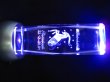 4X 3D Etched Capricorn Crystal Art Ornament Figurine (image for) 4X 3D Etched Capricorn Crystal Art Ornament Figurine