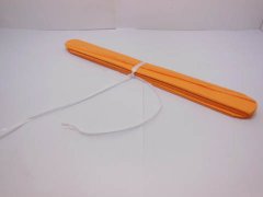 (image for) 10 Orange Tissue Paper Pom Poms Wedding Party Decoration 30cm