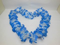 (image for) 48 Pieces Blue Hawaiian Dress Party Flower Leis/Lei