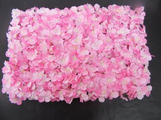 1Pc Artificial Pink Hydrangea Flower Backdrop Wall Panel Wedding