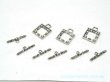 (image for) 100Sets Antique Silver Lock Jewelry Finding Toggle Clasps 20x27m