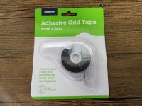 10Pcs New Black Adhesive Grid Tape 20x6mm