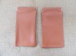 12Pcs Brown Leather Eyewear Glasses Pouch Bag Case Storage