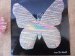 6Pcs Clothes Seam Sewing Butterfly Embroidery Sequin Patch