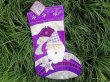 (image for) 1Pair x 2Pcs Good Quality Christmas Santa Claus Hanging Sock
