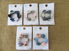 (image for) 1Sheet X 6Pc Kids MINI Claw Hair Clips Hairclips Assorted
