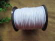 1Rolls x 100Yds White Beading Waxen Cord Jewlery Rope 2mm