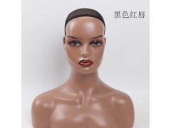 (image for) 1Pc Female Mannequin Bald Head Display Props Shoulders Bust dis-m137