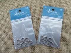 12Sheets X 6Pcs Nickel Free Hinged Loop Jewellery Finding 10x9mm 12Sheets X 6Pcs Nickel Free Hinged Loop Jewellery Finding 10x9mm