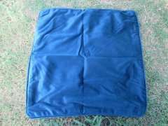 (image for) 2Pcs Square Soft Velvet Cushion Covers Throw Pillow Cases - Blue
