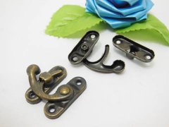 (image for) 100 Bronze Plated Metal Horn Design Gift Box Buckle