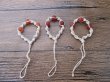 (image for) 5x24Pcs Hemp Knitted Mobile Phone Tags Straps with Stone Beads
