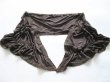 (image for) 6 New Brown Flower Lace Trim Shawl Wrap Scarves