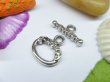 50sets Metal Oval Flower Toggle Clasp yw-ac-tc92 (image for) 50sets Metal Oval Flower Toggle Clasp yw-ac-tc92