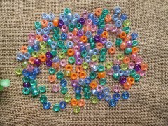 500g Transparent Barrel Pony Beads Loose Bead 8mm Mixed Color 500g Transparent Barrel Pony Beads Loose Bead 8mm Mixed Color