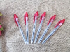 (image for) 12Pcs Red Ink Ballpoint Pen Ball Pen Home Office School Use