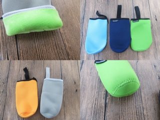 (image for) 12Pcs Water Bottle Can Holder Cup Sleeve Cover 14.2x10cm Mixed