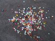 (image for) 250Grams Loose Glass Tube Beads 2-4mm Mixed Color