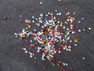 250Grams Loose Glass Tube Beads 2-4mm Mixed Color