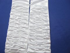 (image for) 2Pair White Wedding Dress/Satin Bridal Gloves 42cm