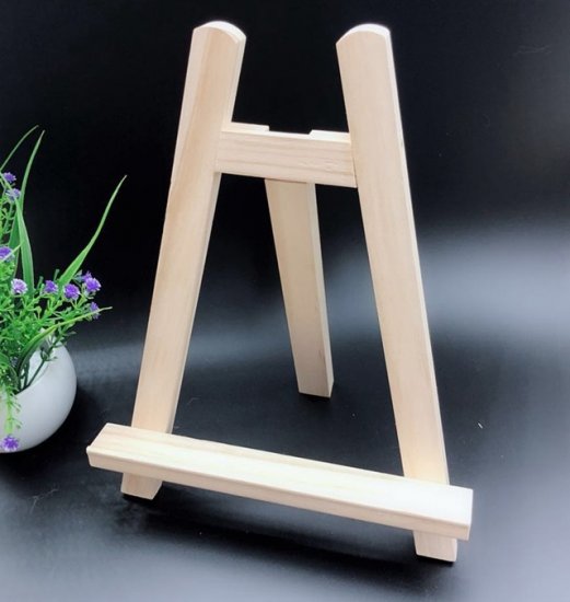 1X New Mini Wooden Table Top Professional Easel 27cm High - Click Image to Close