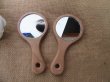 (image for) 6Pcs Protable Natural Wooden Handle Makeup Mirror Cosmetic Tools